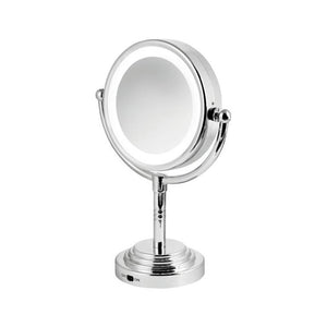 Rucci Double Sided LED Magnifying Chrome Finish Mirror (M978)