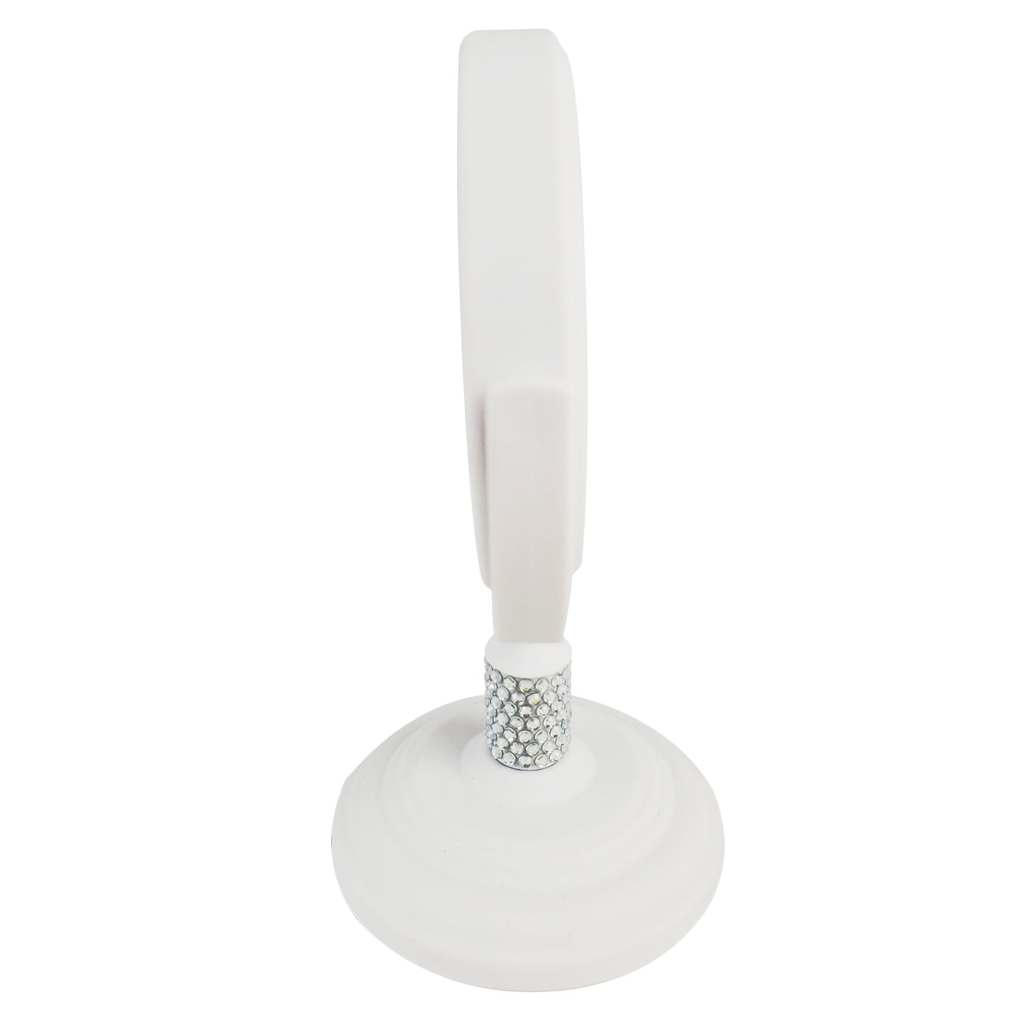 Rucci Mini Soft Touch Vanity Mirror with 4x Magnification Crystal Neck Design (M980/PR | M981/W)
