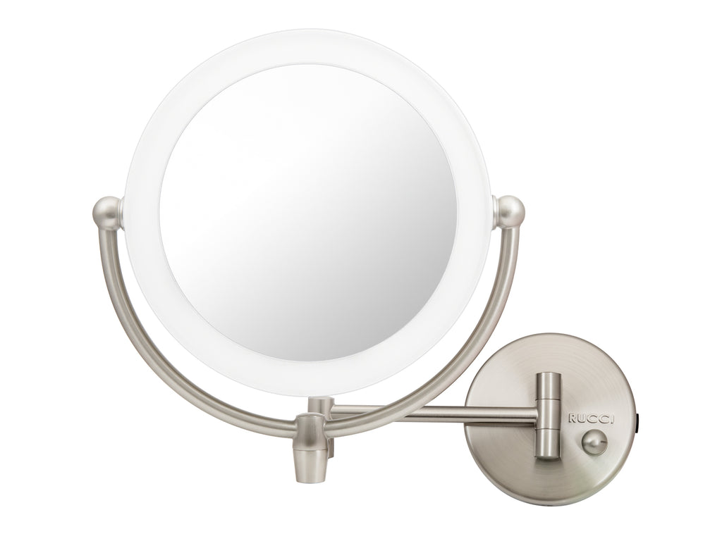 Makeup Vanity LED Wall Mount Magnifying Mirror with Metal Frame (M999)