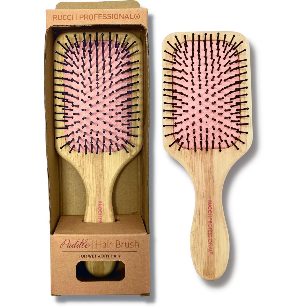 Wooden Hairbrush Detangler (H477/H478/H479)