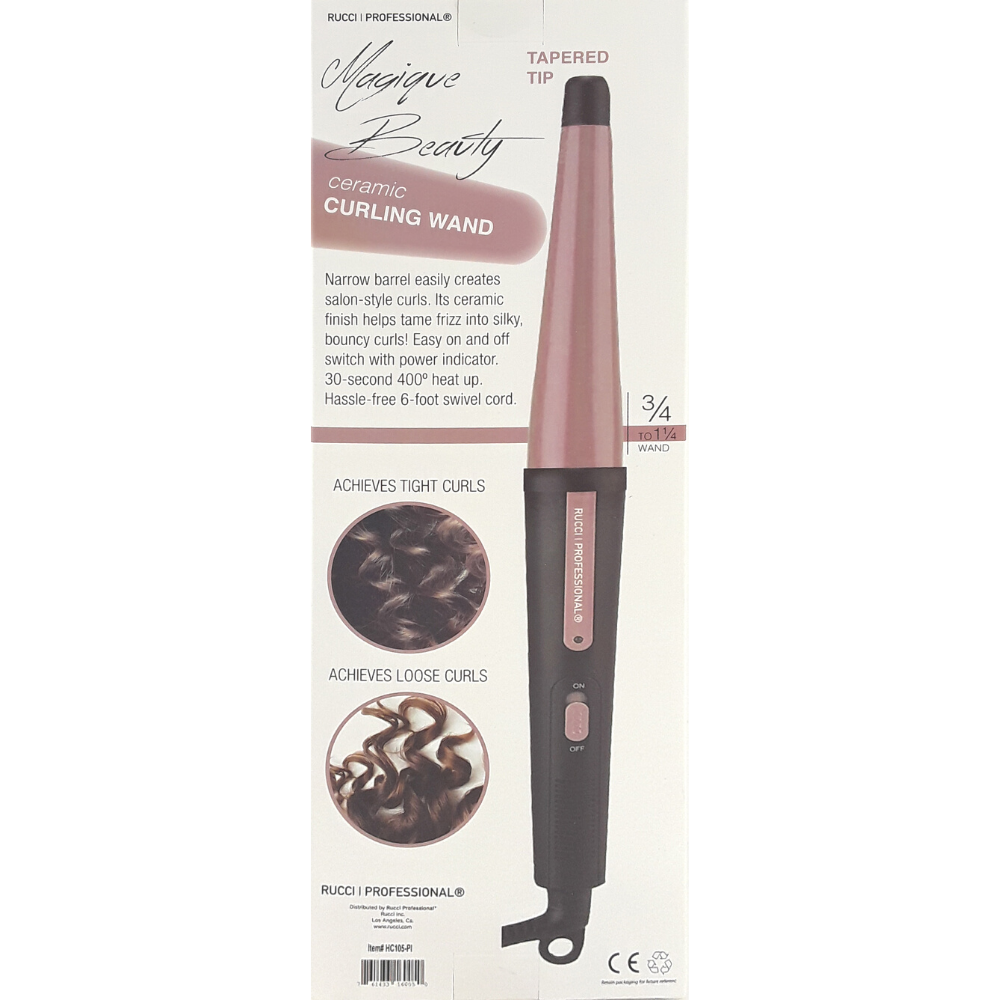 Ceramic Hair Curling Wand (HC105)