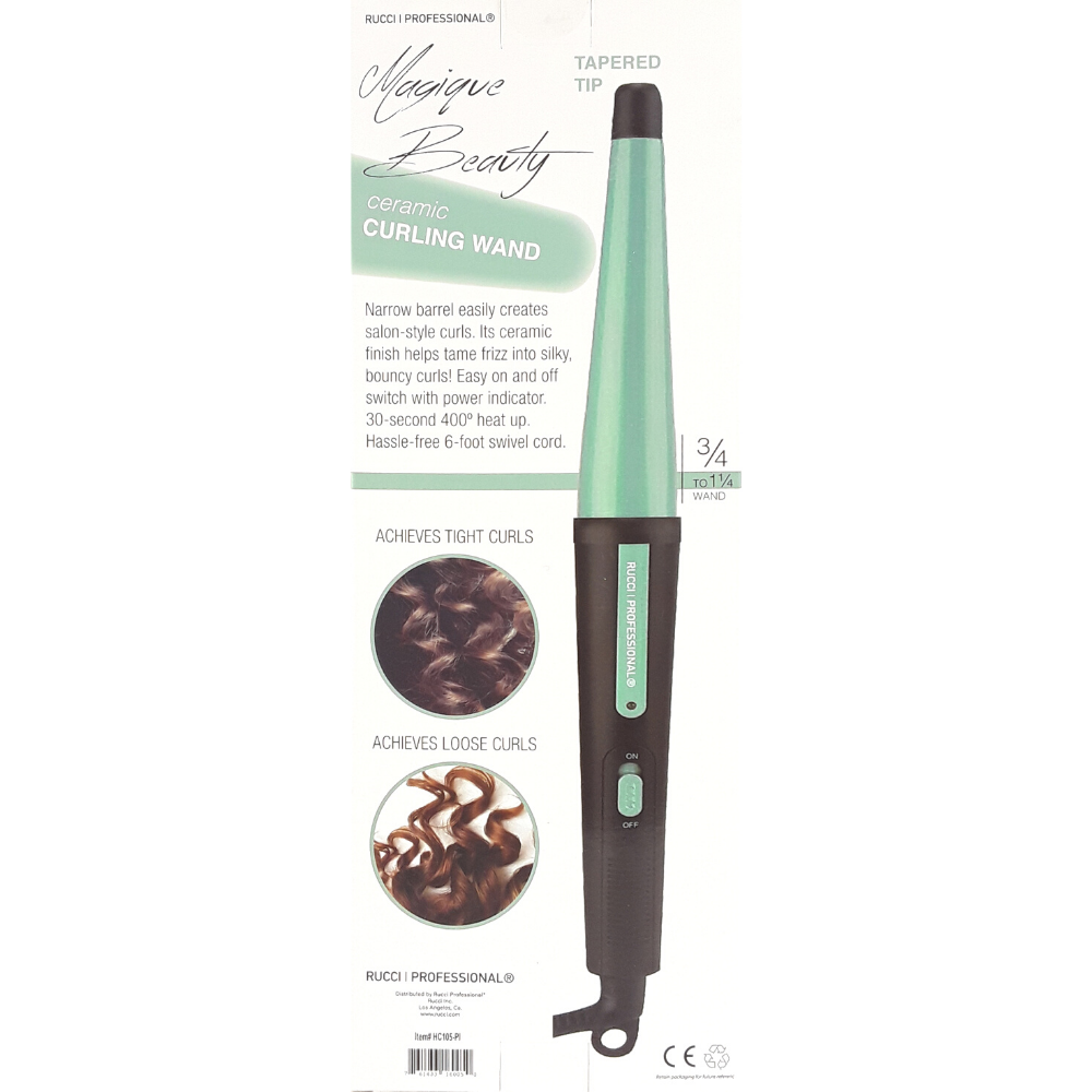 Ceramic Hair Curling Wand (HC105)
