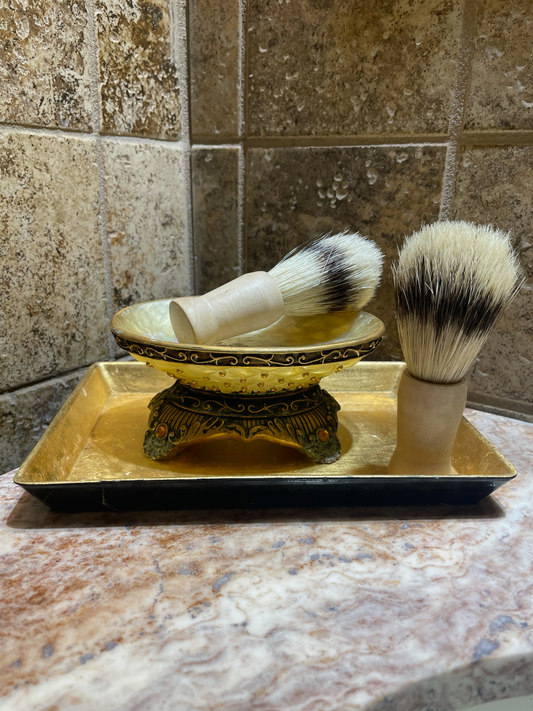 Gentleman's Shaving Brush ( Buy 1 take 1 or Buy 2 Take 1 free) ! Boar's Hair Bristles for a Close Shave #G226
